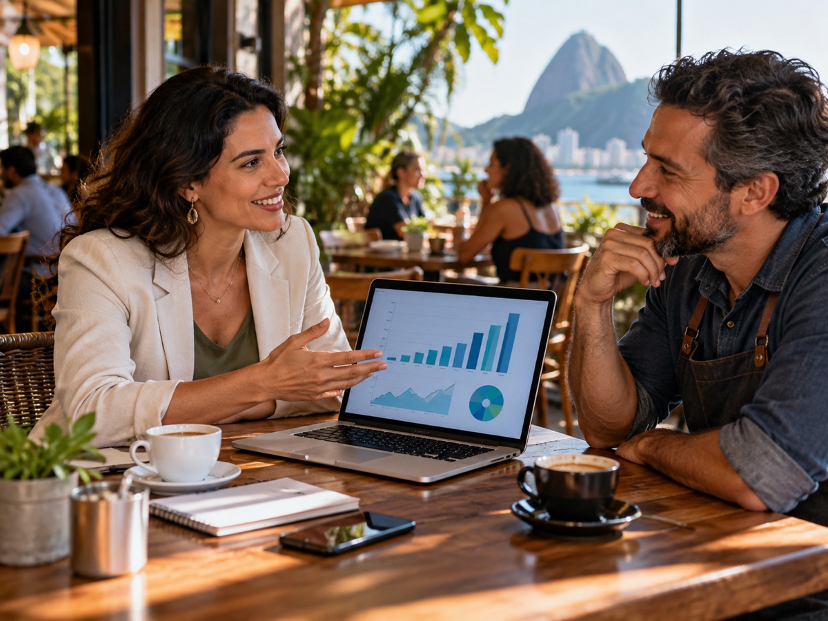 Reunião com cliente para planejar o projeto
